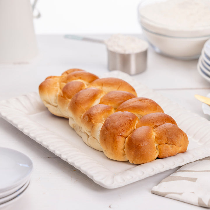 Traditional Flat Braided Bread