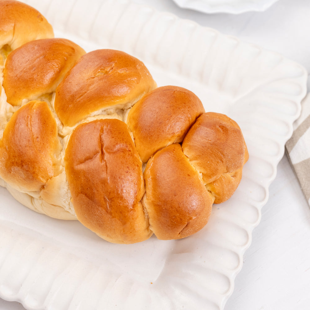 Traditional Flat Braided Bread